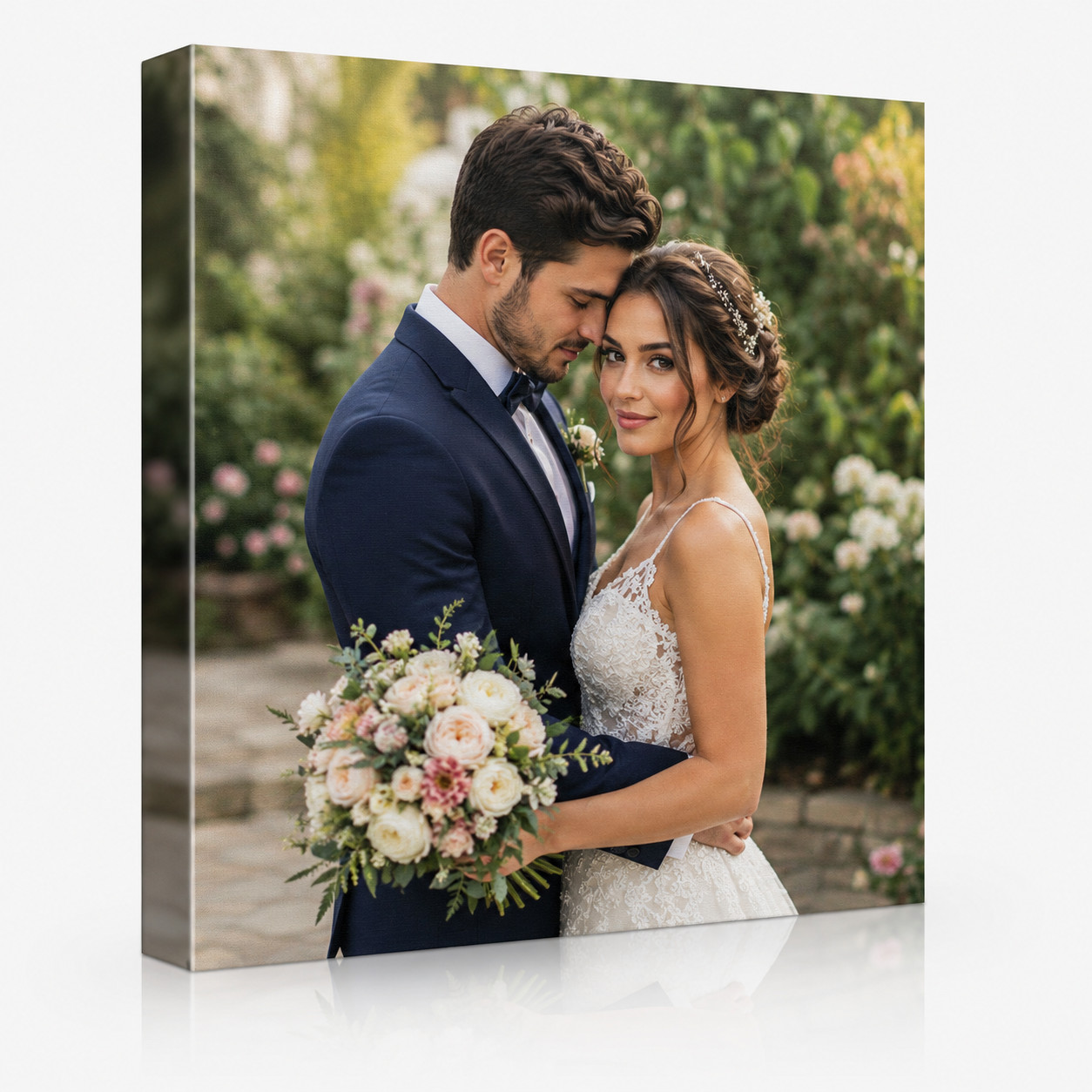 Custom Photo Canvas Print Personalized Wedding Wall Art Framed Gift gallery