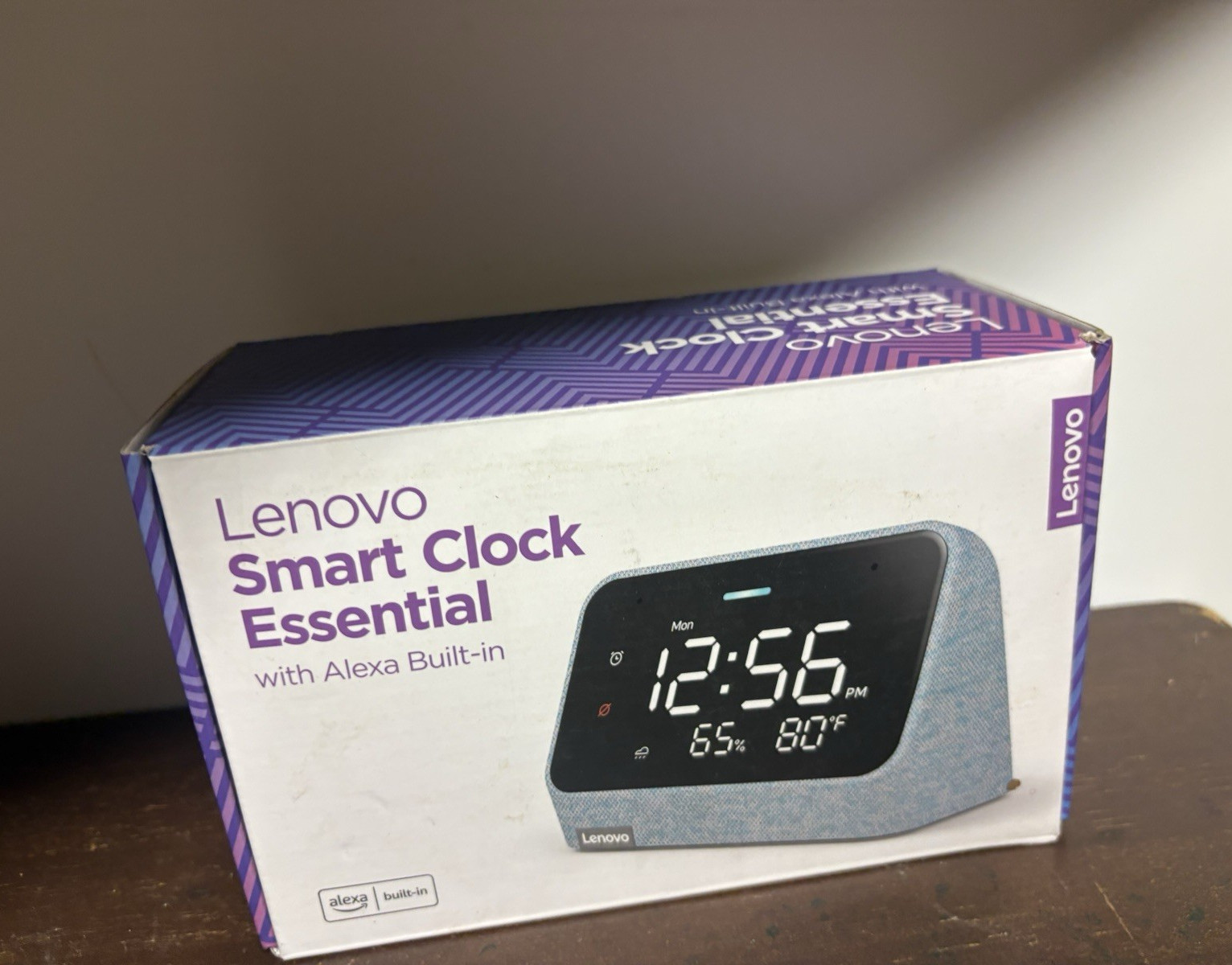 Lenovo Smart Clock Essential Alexa Built-In Blue Digital Alarm Clock gallery