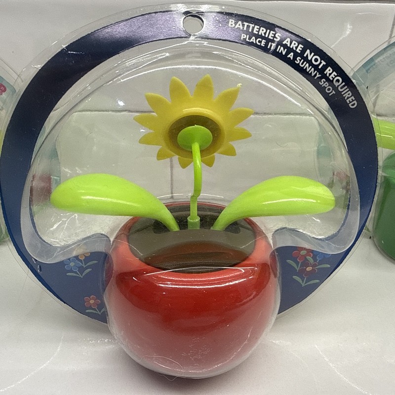 Solar Dancing Flower, Solar Powered Dancing Flower Toy - SET OF 3 - NEW IN PACKS gallery
