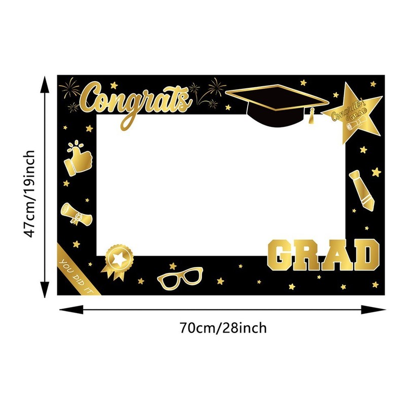 Graduation Props Bundle: Frames 70x47cm and Glasses 15.3x9.5x13cm Cardboard gallery