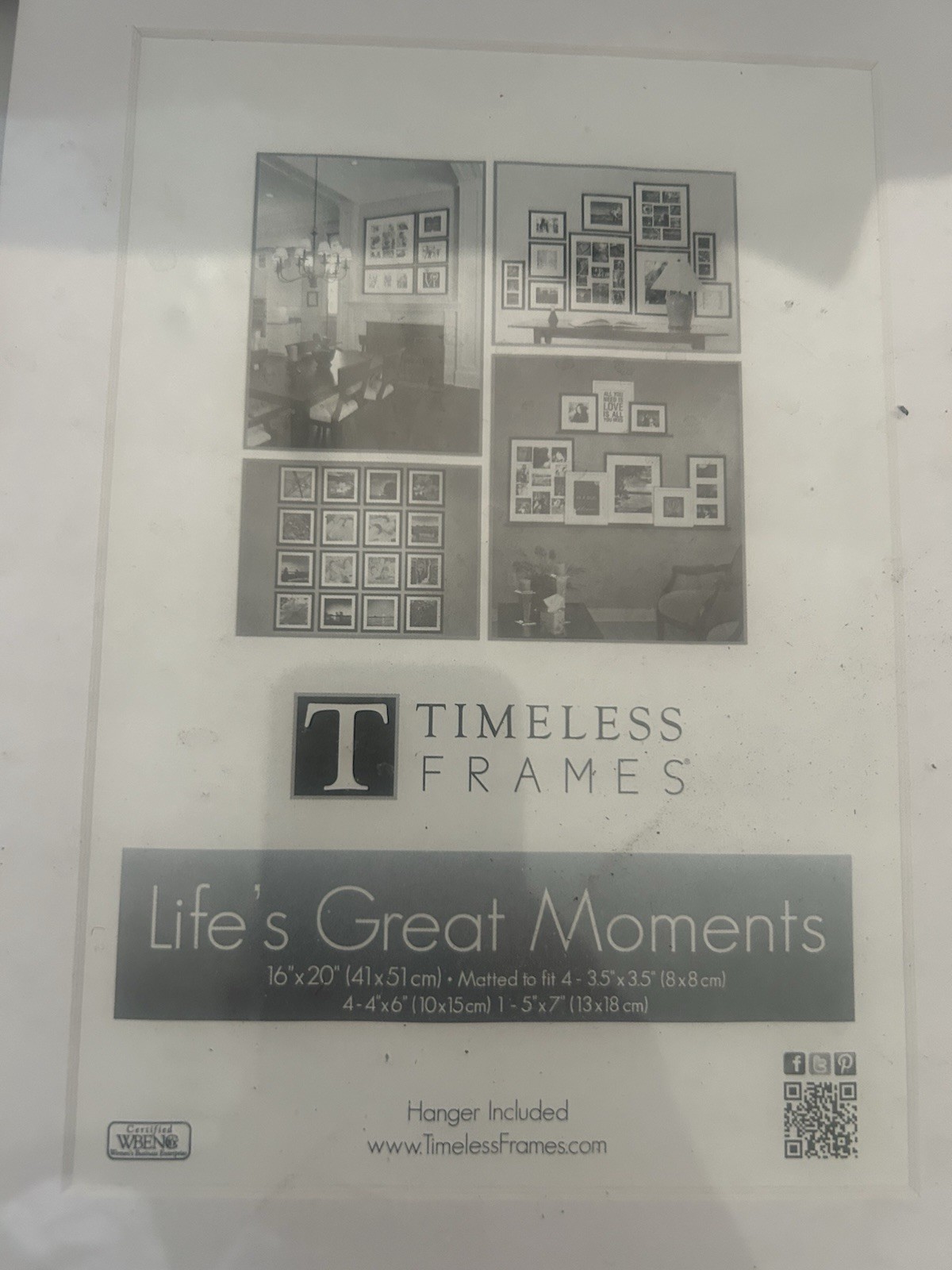 Timeless Frames Multi-Photo Collage Frame 16x20 White Holds 9 Photos gallery