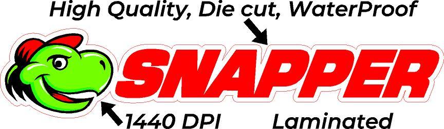 Snapper Turtle lawnmower Waterproof Decal Sticker Emblem Tractor mower gallery