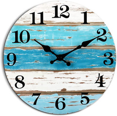 Wall Clock Nautical Decor Beach Outdoor Clocks For Patio Wall Clocks Battery New