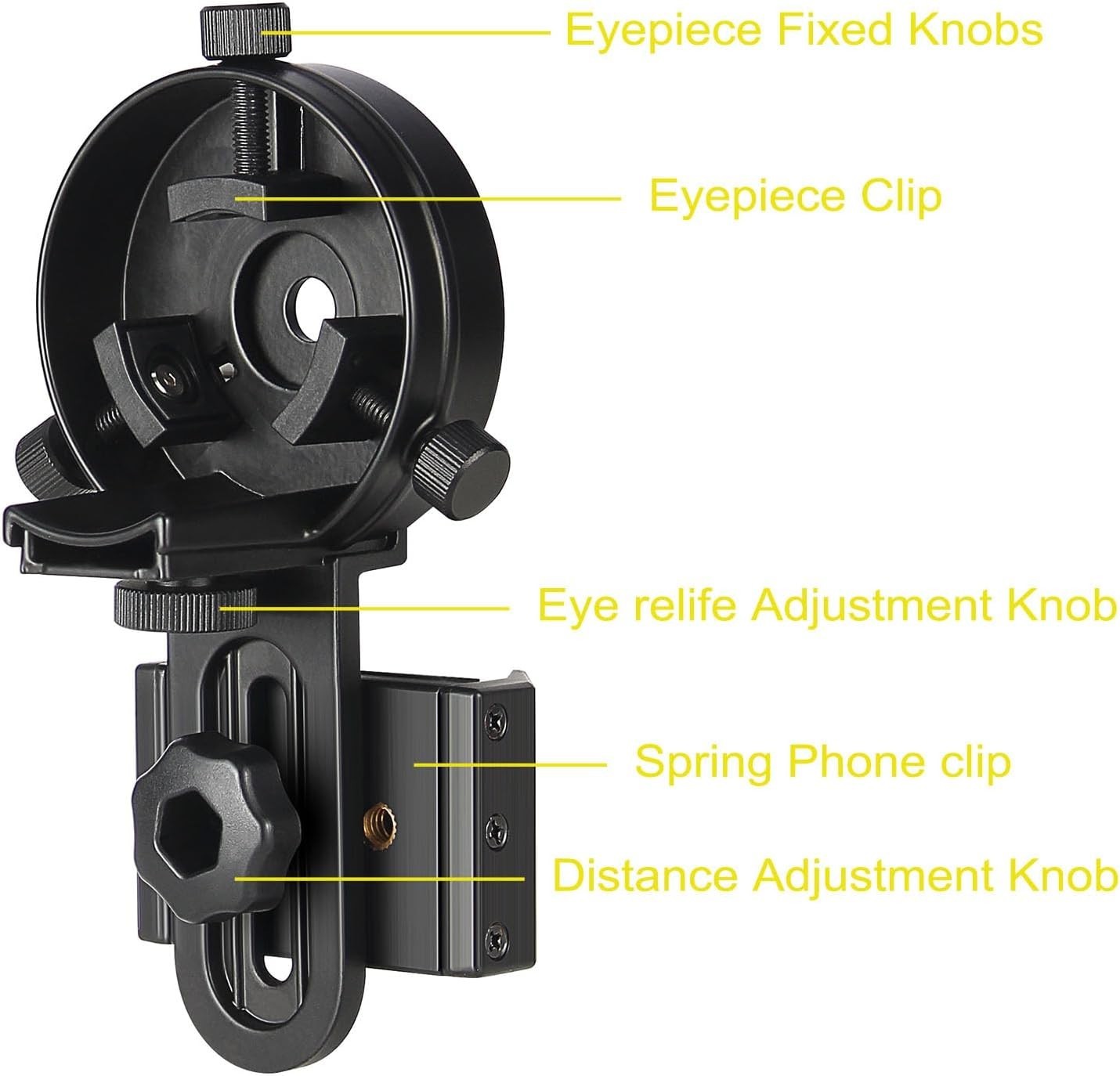Cell Phone Adapter Mount for Vortex Bushnell Celestron Barska Spotting Scope ... gallery