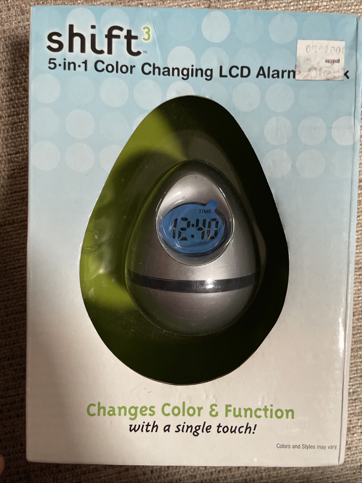 Shifts 5-in-1 Changes Color & Function LCD Alarm Clock New gallery