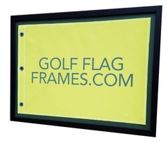 Compact Black Golf Flag Frame, Moulding blk-007, NEW Fairway Green and Black …