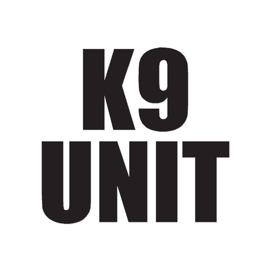K9 Unit - Vinyl Decal Sticker - Multiple Colors & Sizes - ebn3434 gallery