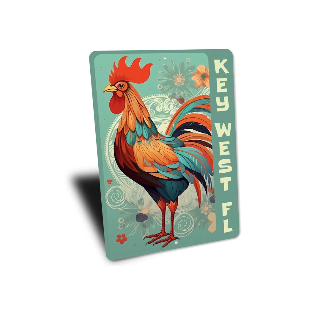 Key West Rooster Sign gallery