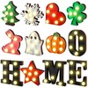 Interchangeable Home Table Signs with 8 Pcs Seasonal Icons Wooden "home" Lett... gallery