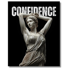 Discipline Focus Mindset Confidence Gym Wall Poster Art Print Home Decor Workout