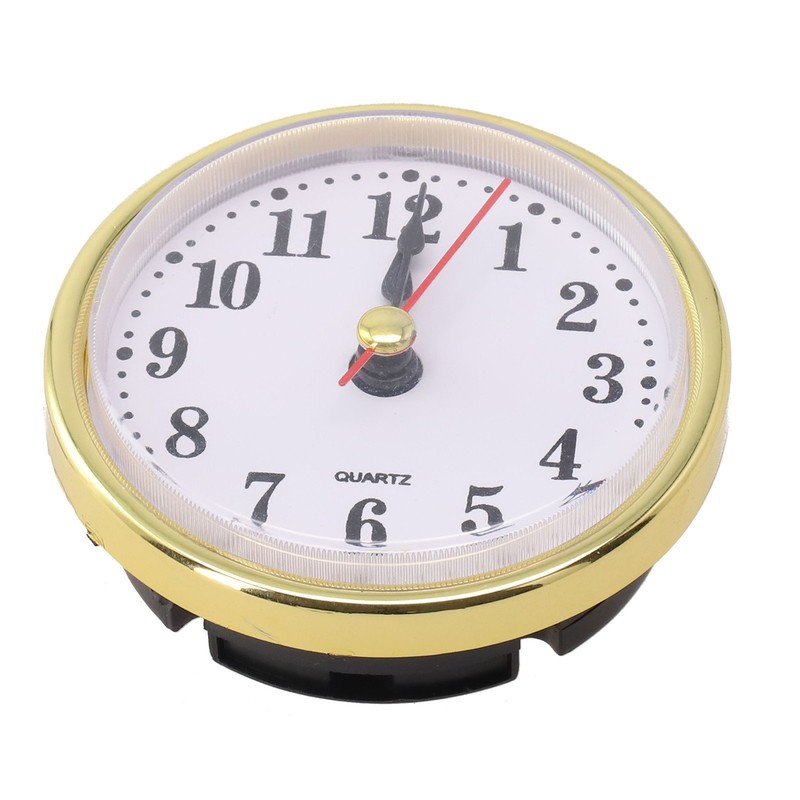 .65MM Quartz Clock Inserts Movement Replacement DIY Gold Silvery Arabic Numbers. gallery