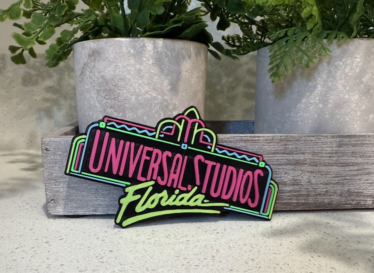 Universal Studios Orlando Florida MAGNET Retro V2 Theme Park 3D Printed Display gallery