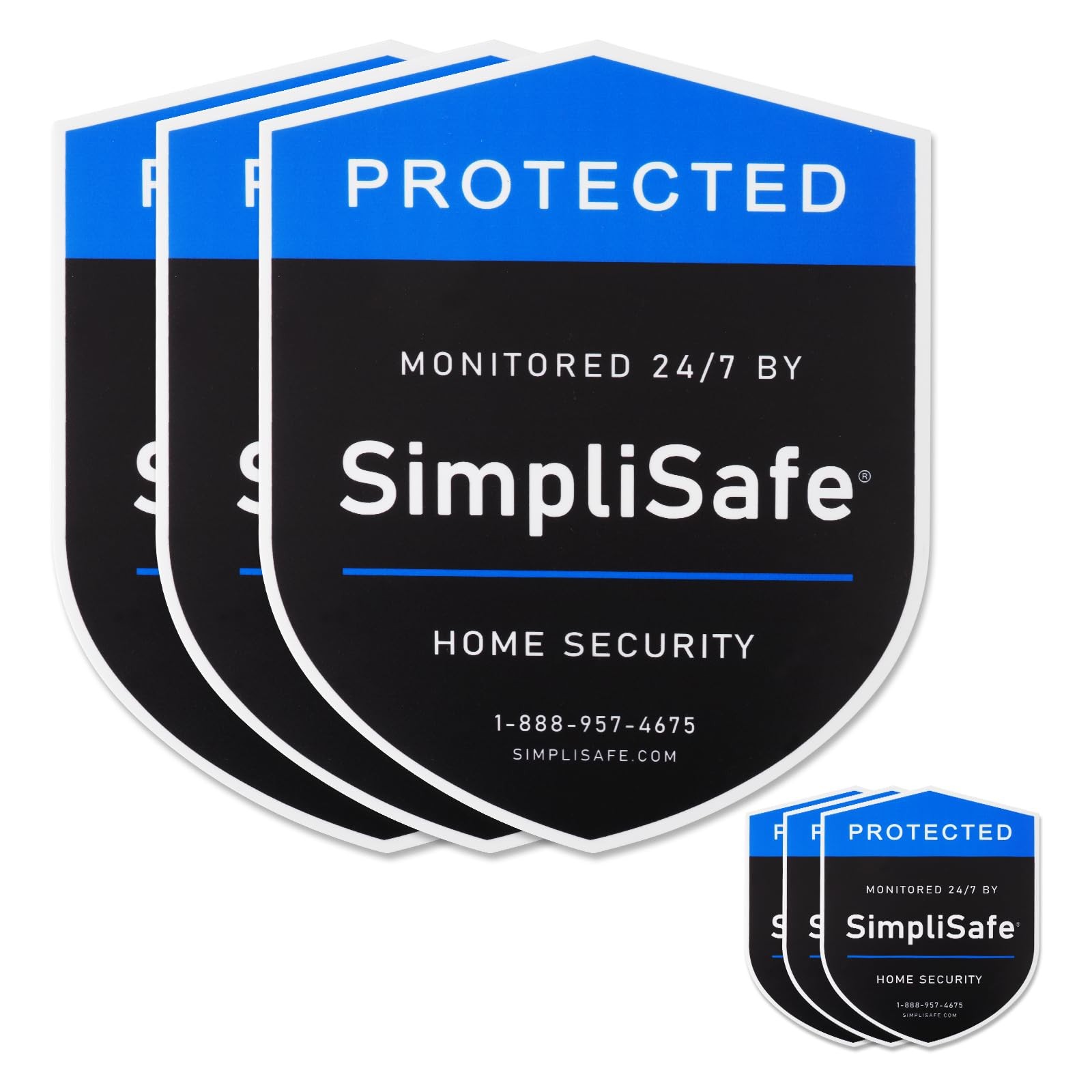 3PCS Yard Sign Compatible for Simplisafe Home Security System,And 3PCS Door/Wind gallery