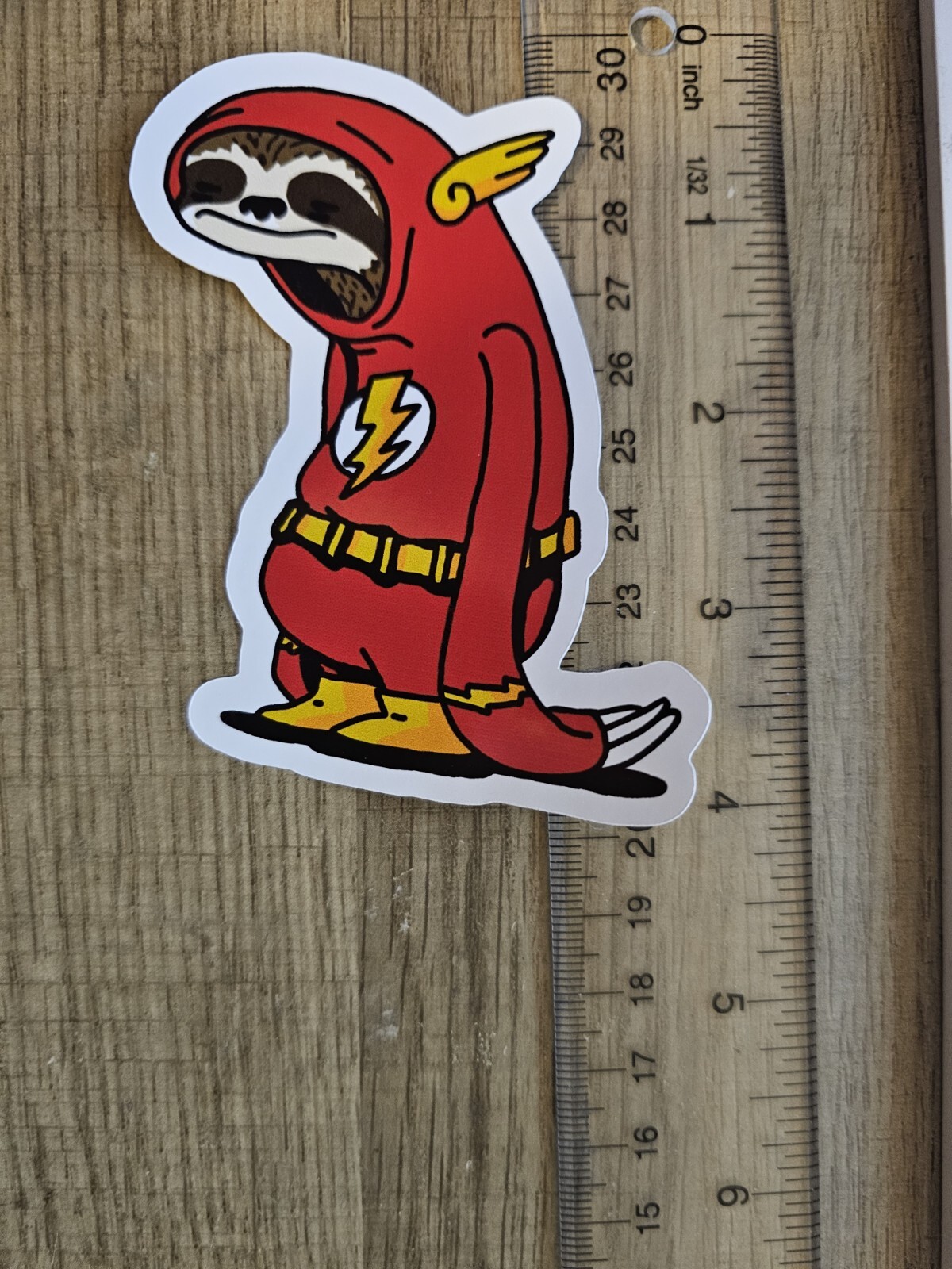 Sloth Flash Dc Comics Fast Slow Funny Sticker Water Resistant Decal gallery