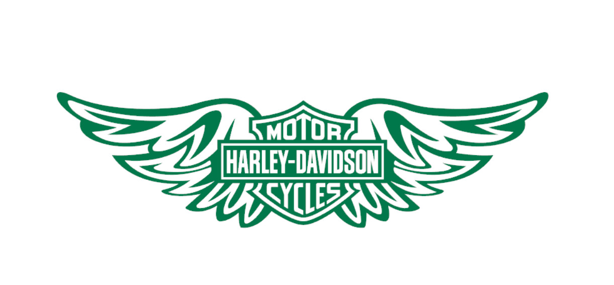 Harley wings Decal Vinyl Sticker | Car Window / Laptop | Multiple Sizes gallery