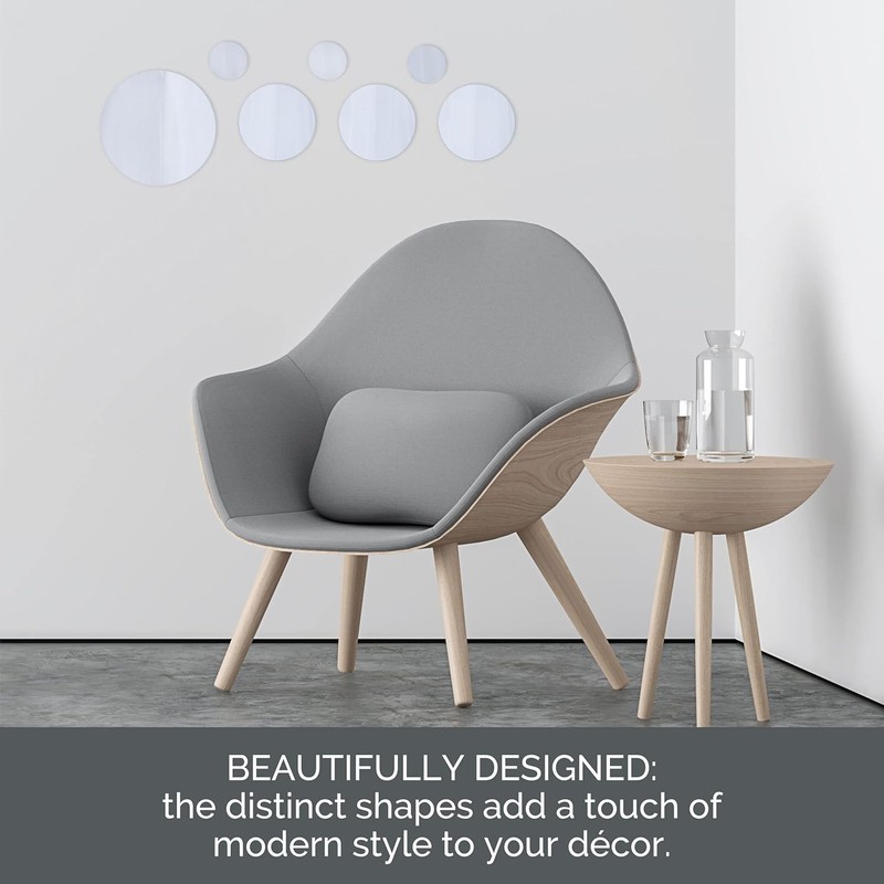 Customizable 7-Piece Round Wall Mirror Set - Enhance Any Room’s Style gallery