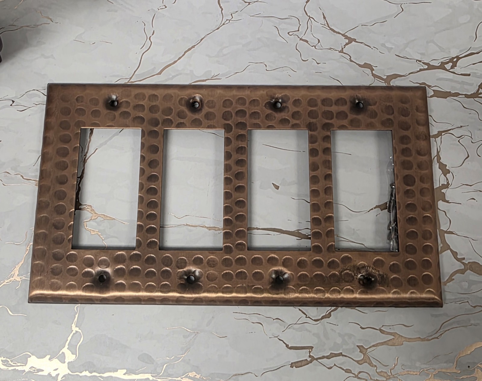 LIDER Decorator Switch or Receptacle Metal Wall Plate, Outlet Cover, Corrosion R gallery