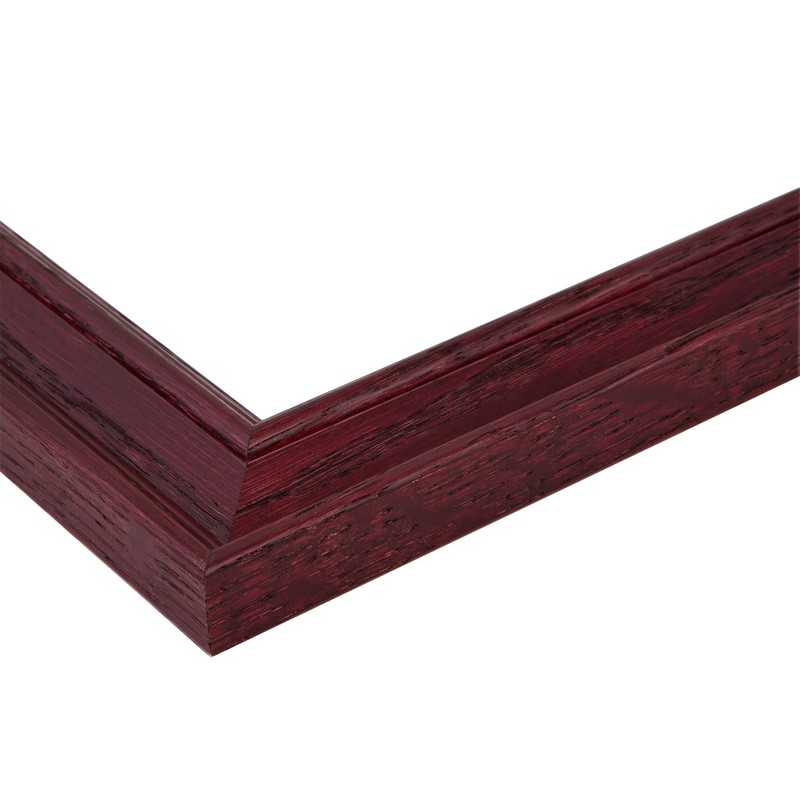 ArtToFrames 1.5" Custom Poster Frame Red Cherry Stain Wood 4333 Large gallery