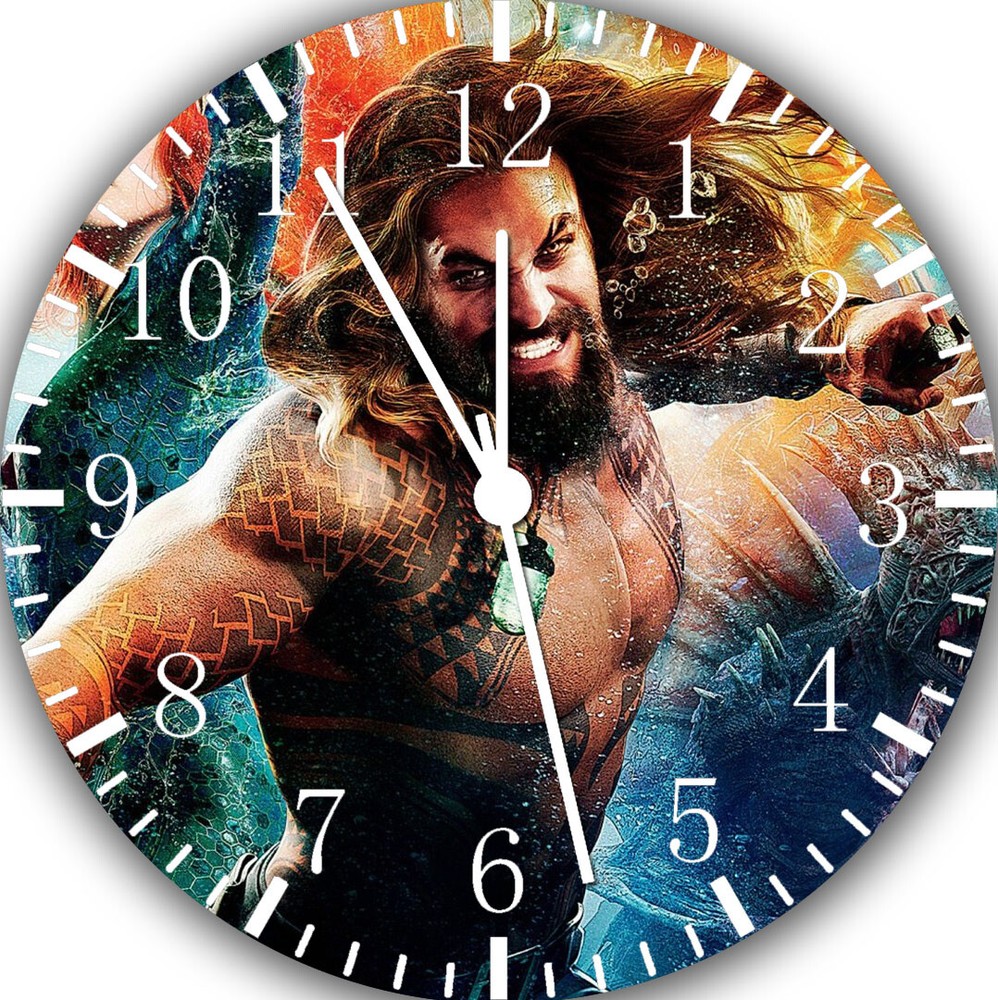 Aquaman Wall Clock Frameless Silent Nice For Gifts or Decor G124