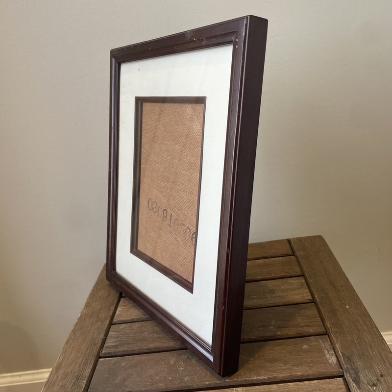 Solid Wood Walnut Veneer Deep Insert 5”x7” Picture Frame ￼ gallery