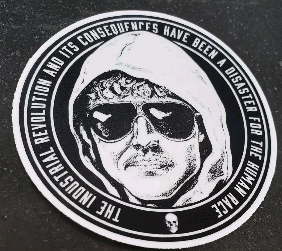 Unabomber Ted Kaczynski Sticker 3x3 Inches *5* YEAR WARRANTY gallery