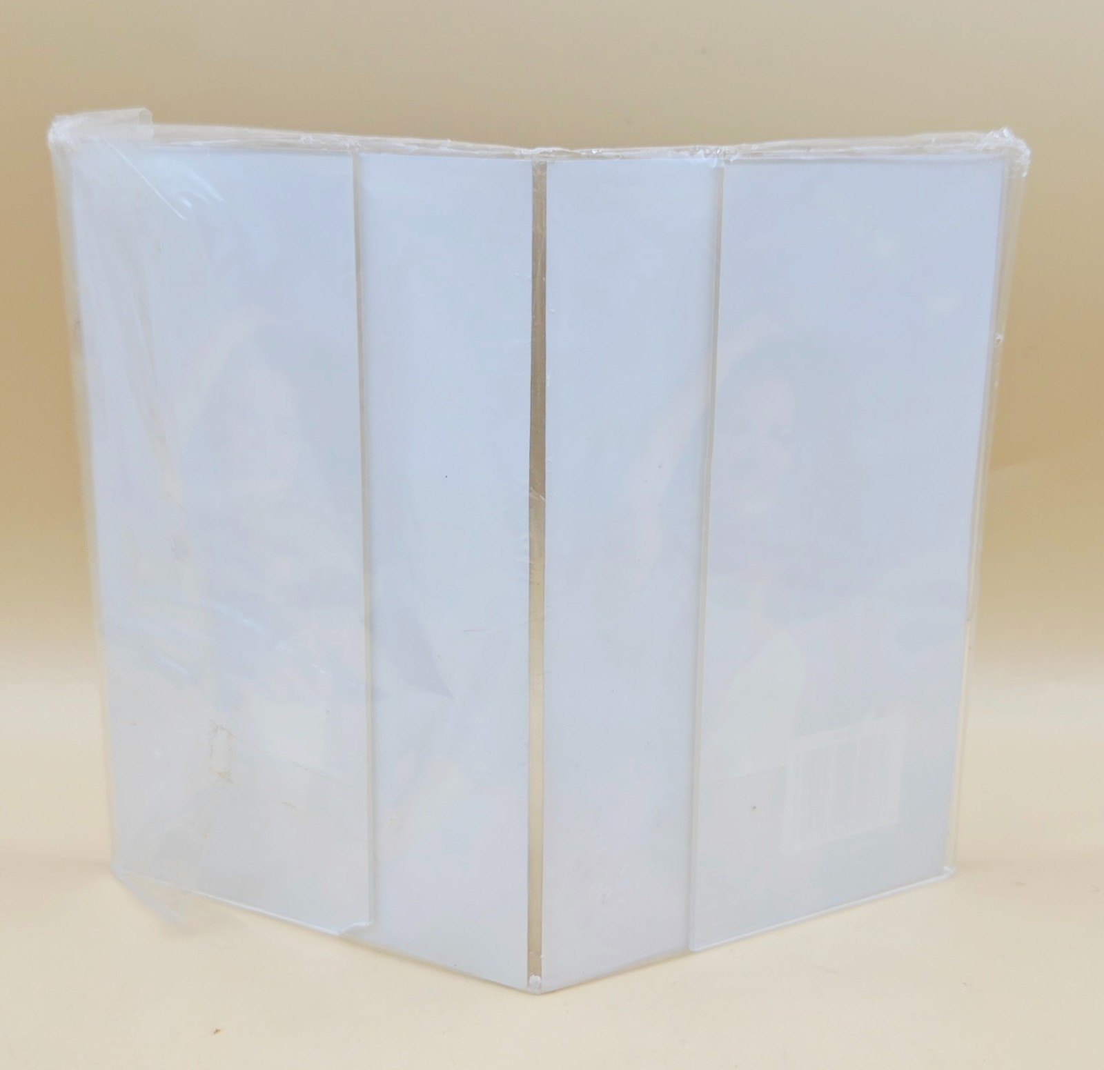 Bent Acrylic Frame 4x6 Double Vertical Picture Frame, NEW gallery