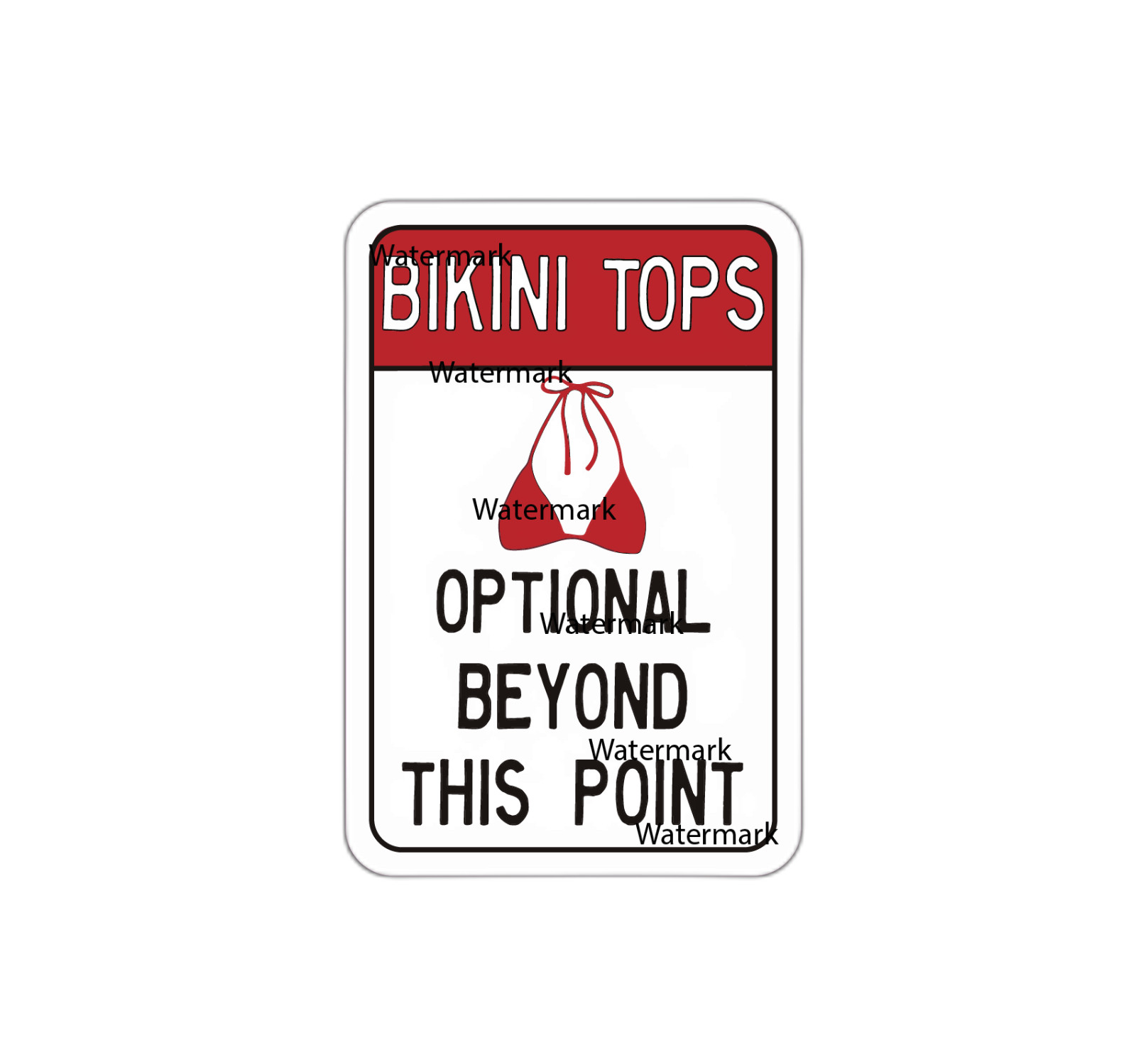 Bikini Tops Optional Sticker Decal gallery