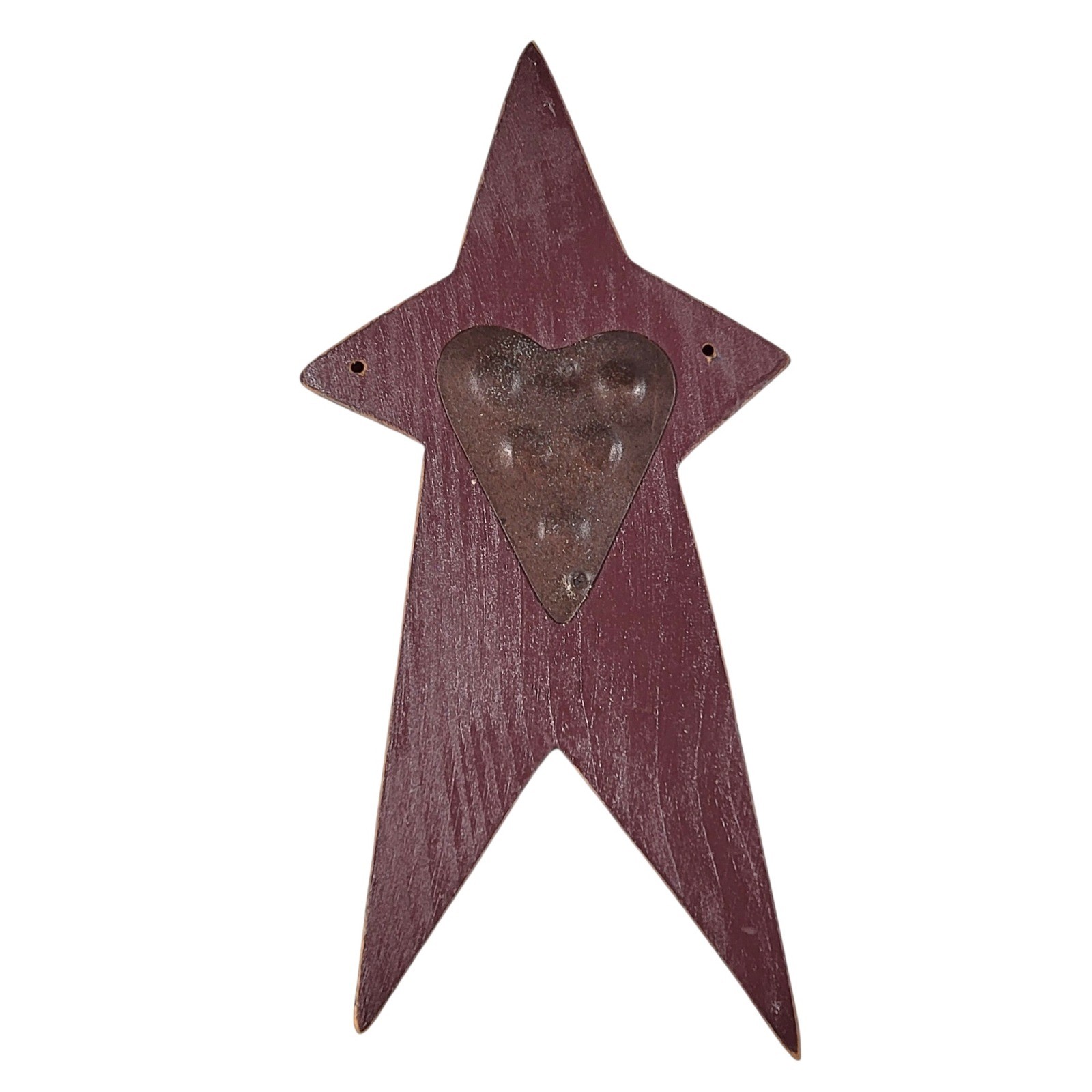 Primitive Rustic Wooden Star Shelf Sitter Wall Hanging Patriotic Americana Decor gallery