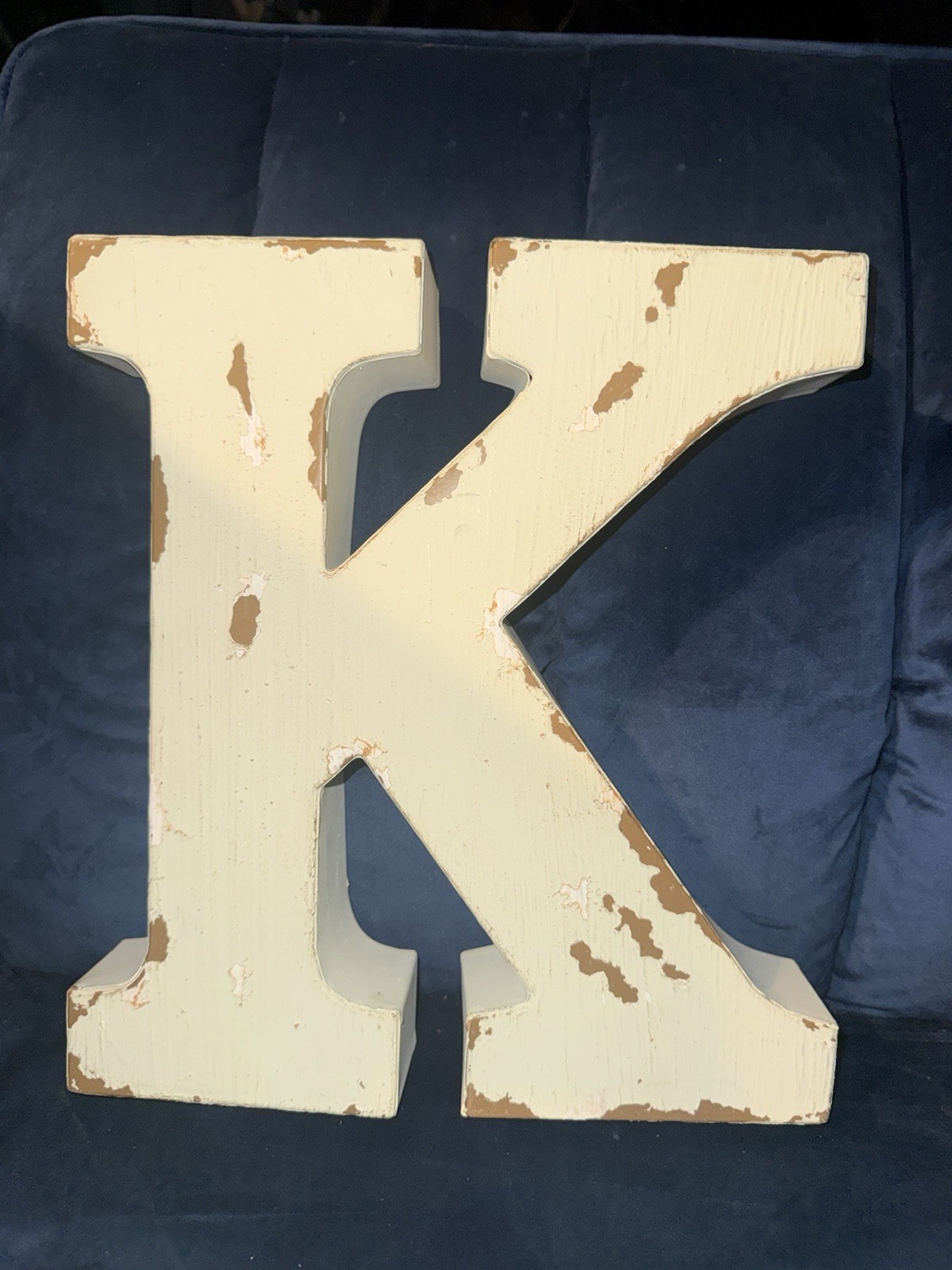 Metal 3D Block Letters 8” Rustic Country Industrial Farmhouse Natural Finish gallery