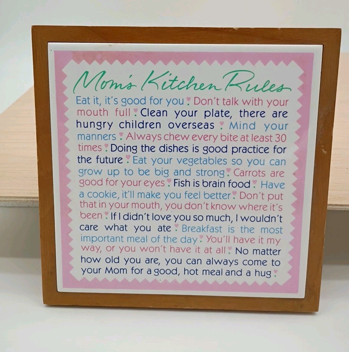 Hallmark Mom's Kitchen Rules Tile gallery