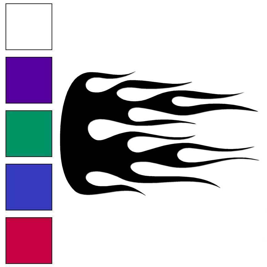 Fire Flames, Vinyl Decal Sticker, Multiple Colors & Sizes #7262 gallery