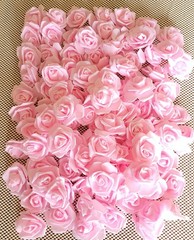 Juvale Wedding Decor Artificial Flowers Heads Light Pink Roses Bulk 100 Pack