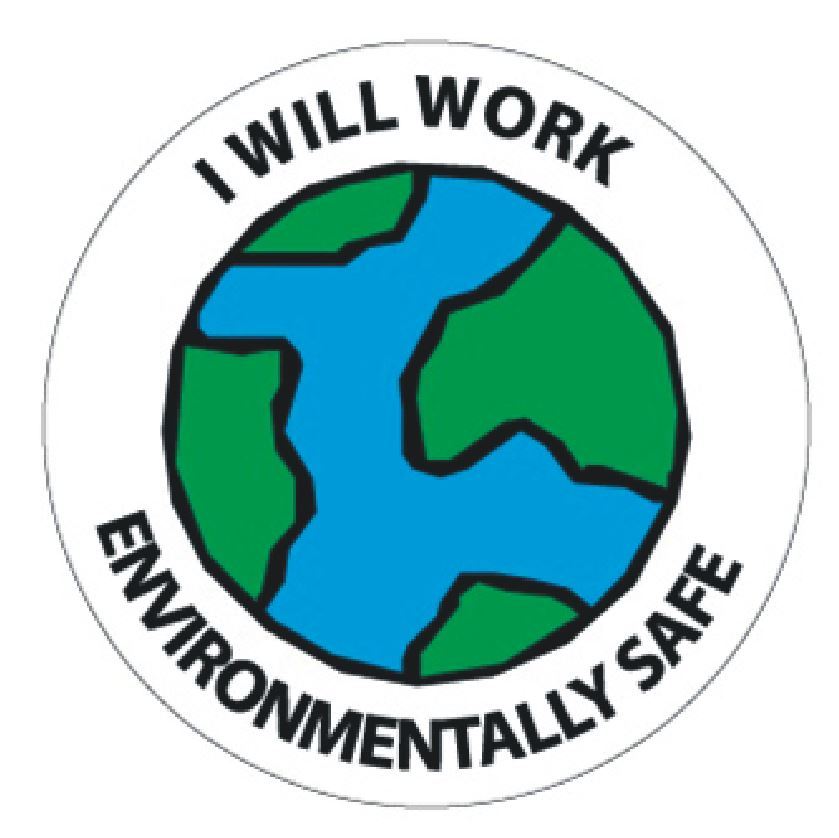 Work Environmentally safe Hard Hat Decal Hardhat Sticker Helmet Label H170 gallery