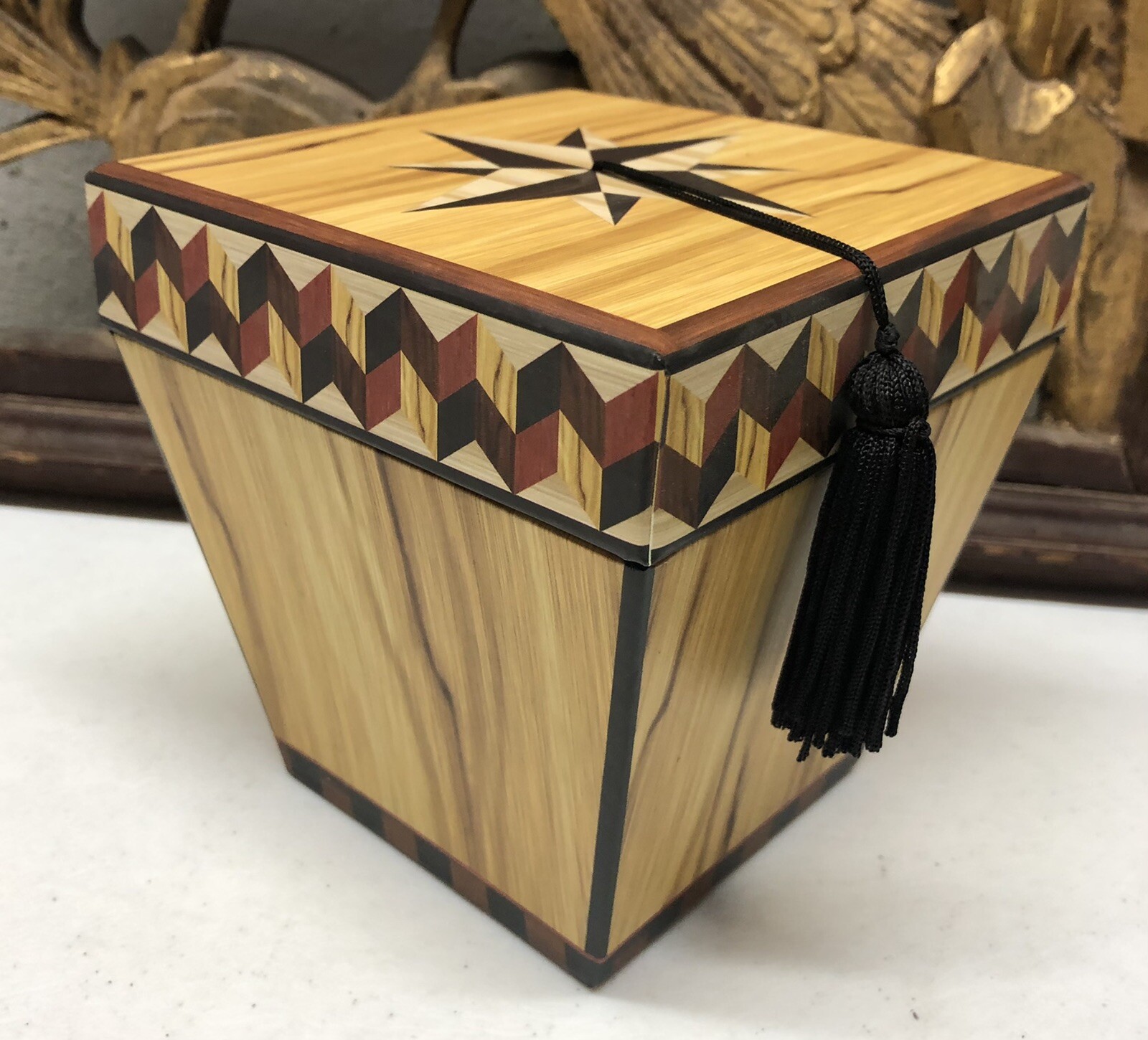 PUNCH STUDIO Into the Woods Pattern Storage / Home Decor Box gallery