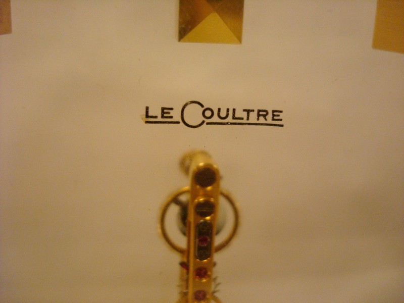 c1960s Jaeger-LeCoultre Skeleton Inline Baguette Model 354 Mantel Clock in GWO gallery