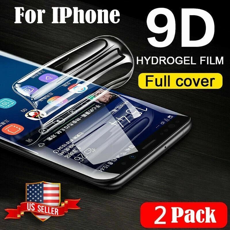 2PCS Hydrogel Screen Protector For iPhone 13/pro12/11/8/7/6+/X/XS/XR Pro Max SE gallery