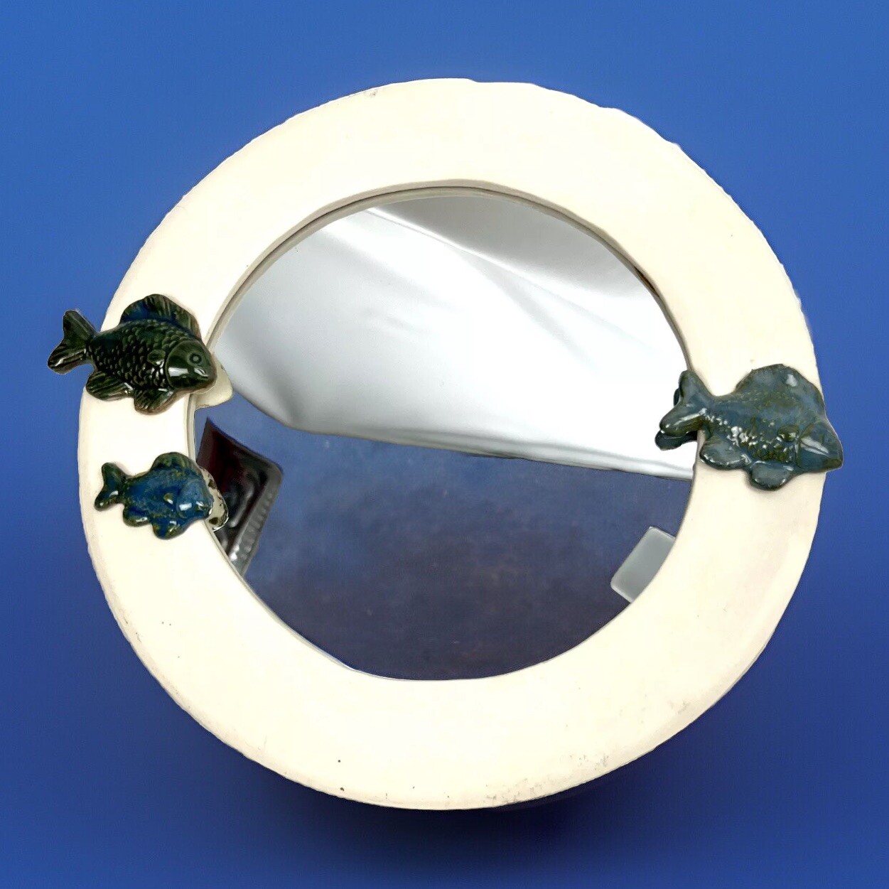 Round 3 Fish Mirror , Ceramic Fish gallery