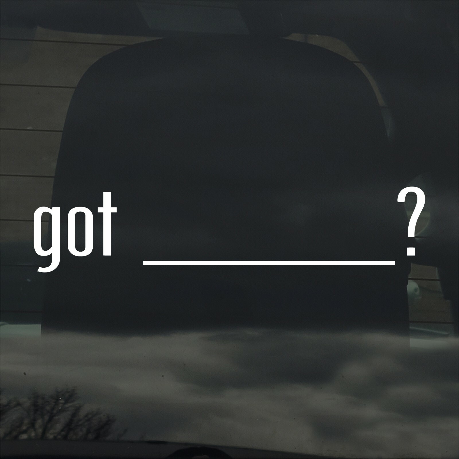 Got ______? Add Your Own Custom Text Vinyl Sticker / Decal gallery