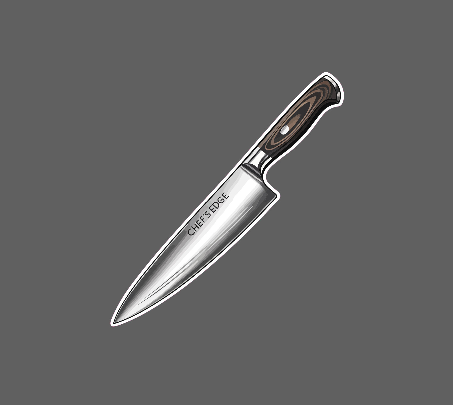 Chef Knife Sticker Waterproof Decal Cooking Kitchen Home Restaurant Gift NEW gallery