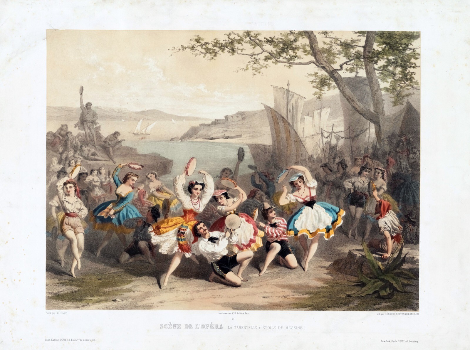 Decoration Poster.Wall vintage interior art design.Ballet Gypsy Dancers.12707 gallery