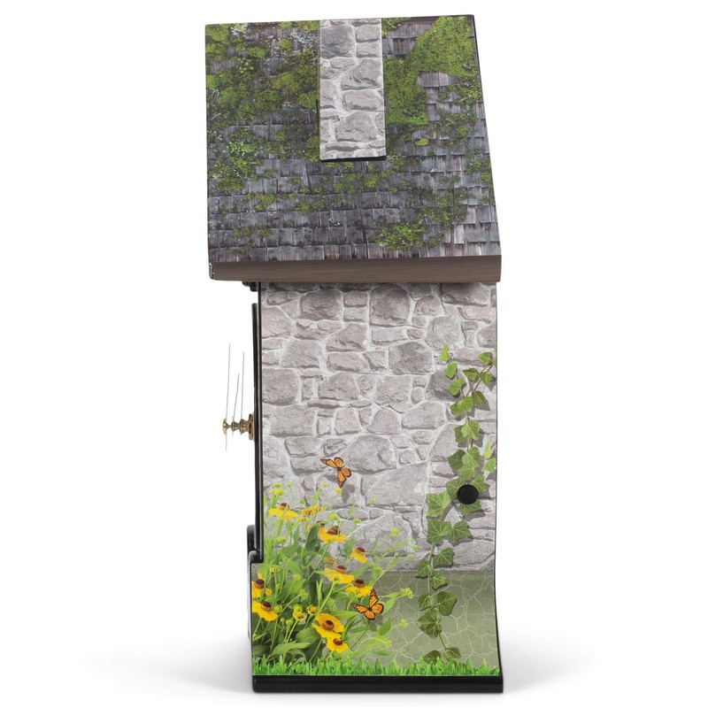 Mark Feldstein Garden Cottage Singing Cardinal Tabletop Wall Sound Cuckoo Clock gallery