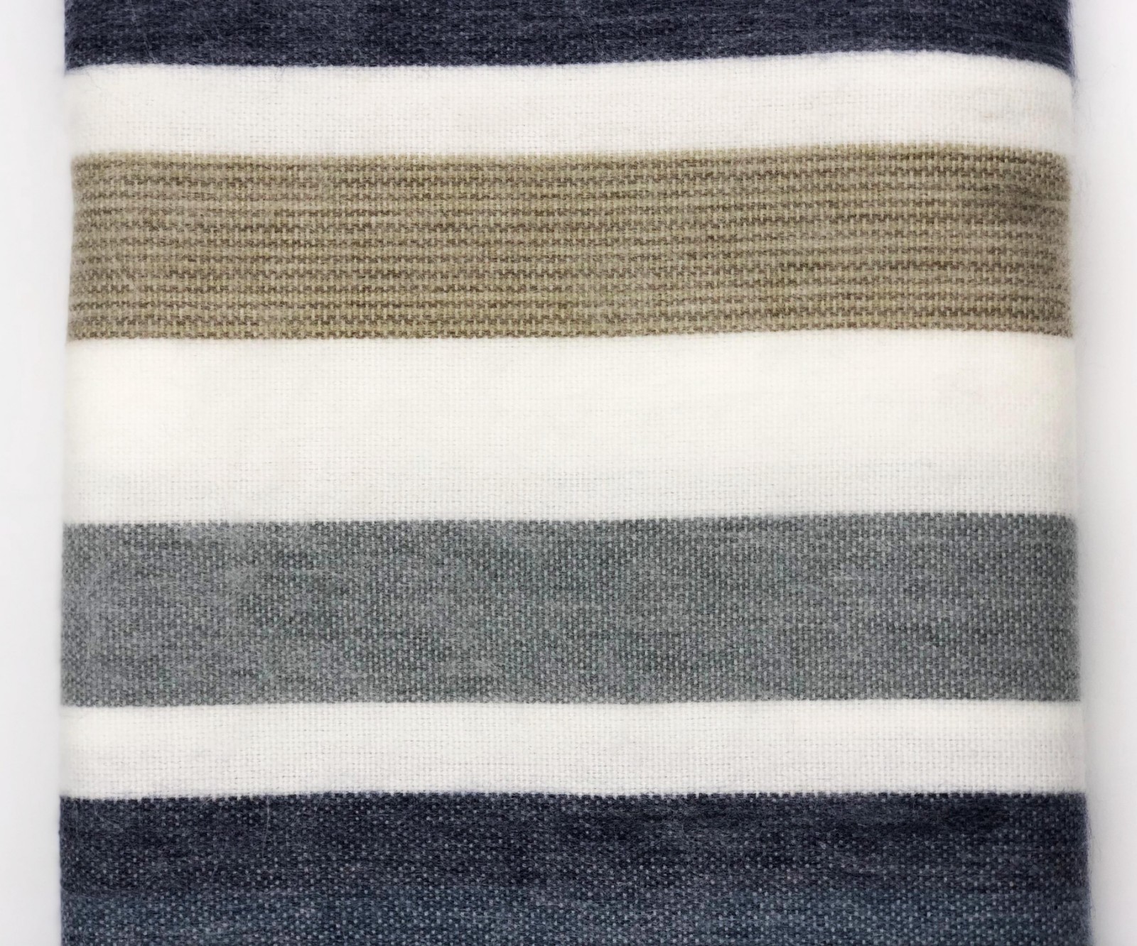 SOFT & WARM STRIPED ALPACA LLAMA WOOL BLANKET PLAID QUEEN THROW 90"x65" gallery