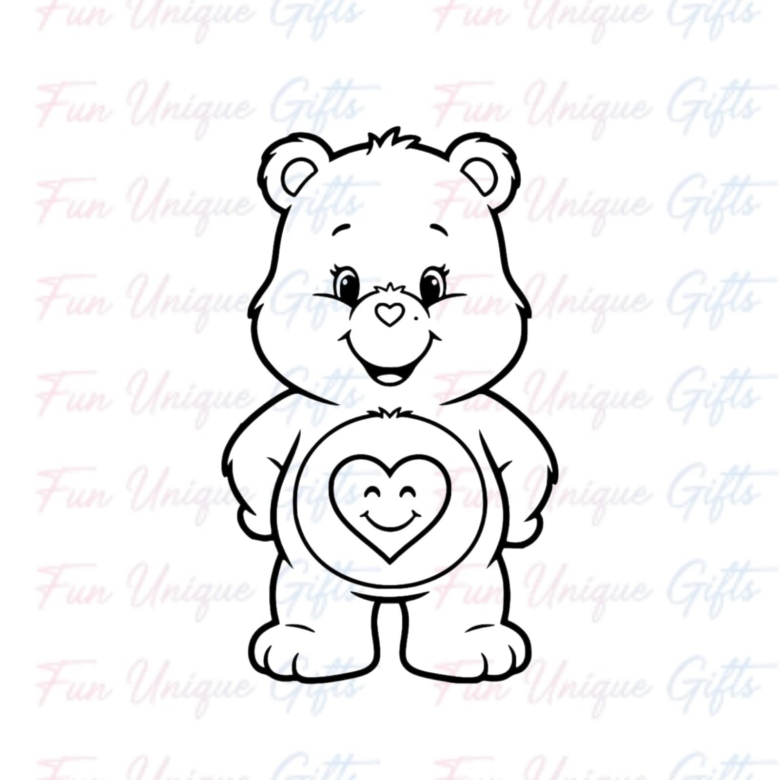 Care Bear Vinyl Decal Sticker -Multiple Colors & Sizes- SHIPS FREE gallery