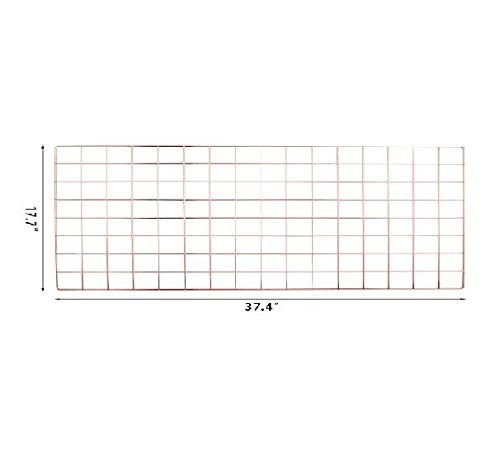 Multifunction Electroplated Bling Metal Mesh Grid Panel Wall Photo Artwork Di... gallery