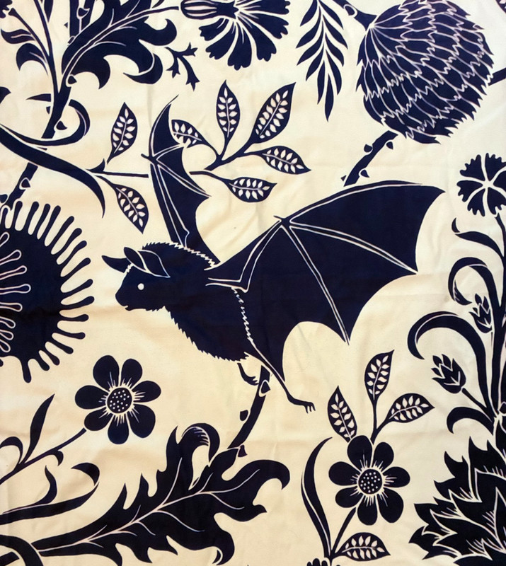 Elysian Fields BAT VENUS FLYTRAP BLANKET Throw PURPLE 35x35 Micro Fleece SOFT gallery