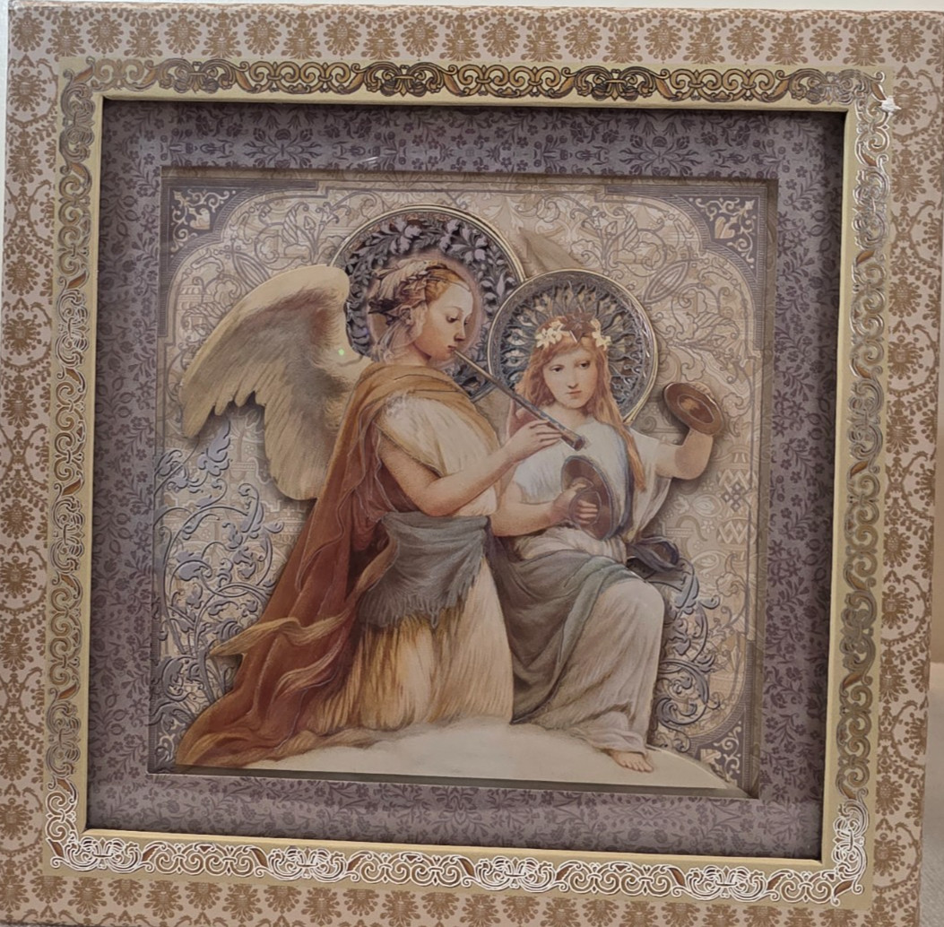 Punch Studio Shadow Angel Nesting Box Set Of 3 Used gallery