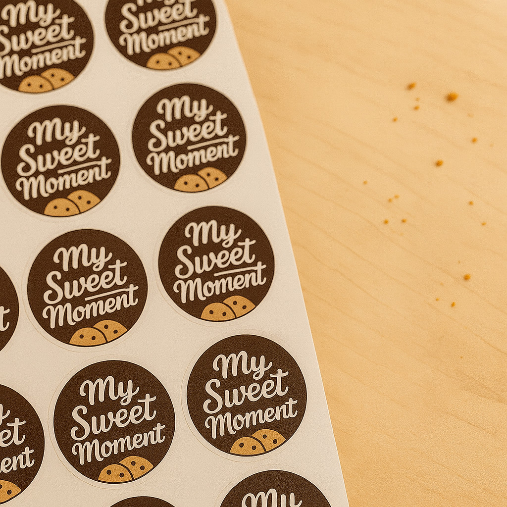 100 Small Business Packaging Stickers Custom Logo Labels 2" Matte or Glossy gallery