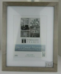 Timeless Frames 11X14 Matted to 8X10 Picture Frame Portrait Brey (110)