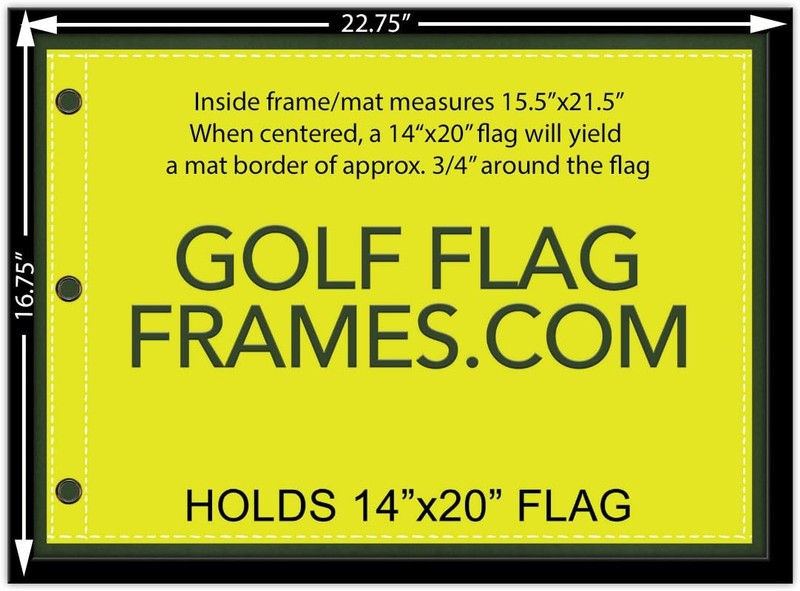 Compact Black Golf Flag Frame, Moulding blk-007, NEW Fairway Green and Black ... gallery