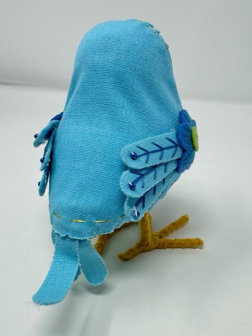 Target Spritz Sprout 6" Spring 2017 Fabric Bird Blue Foot Tag Bowtie Flower Wing gallery